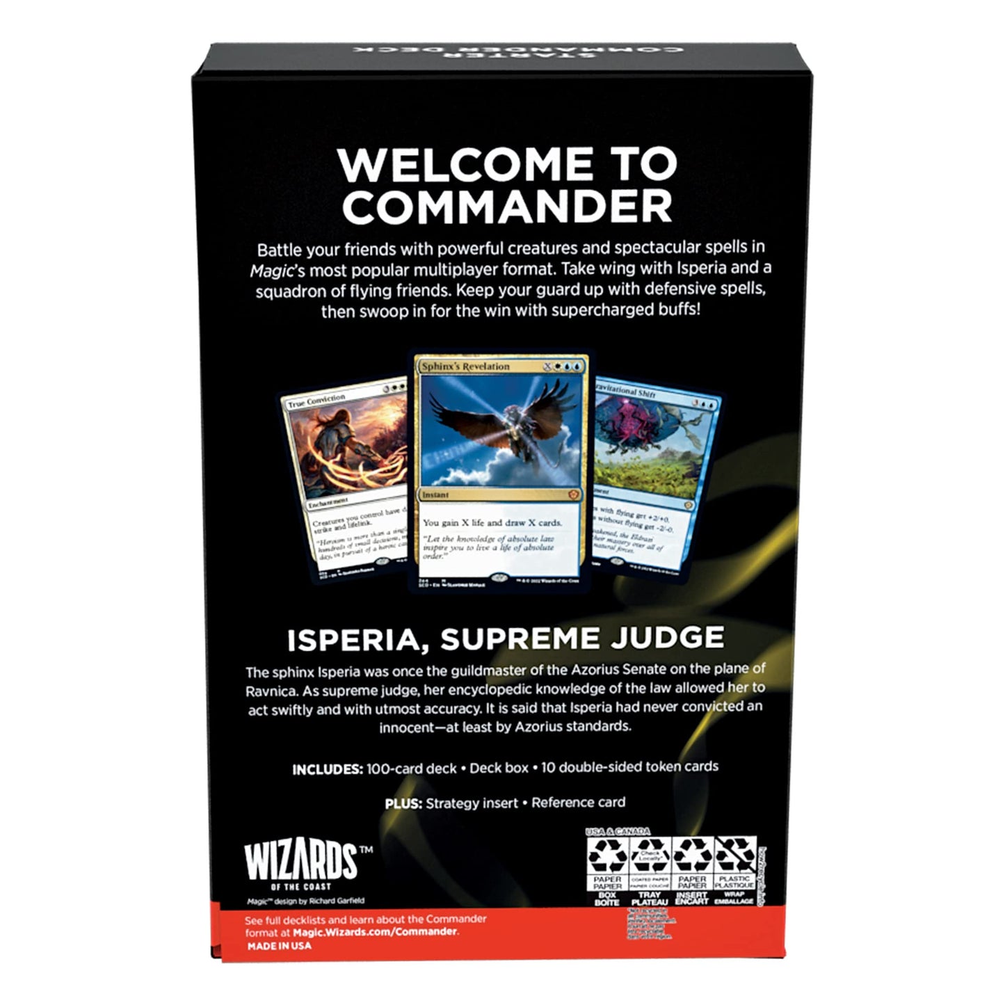 Magic: The Gathering Starter Commander Deck - First Flight (White-Blue) | Ready-to-Play Deck for Beginners and Fans | Ages 13+ | Collectible Card…