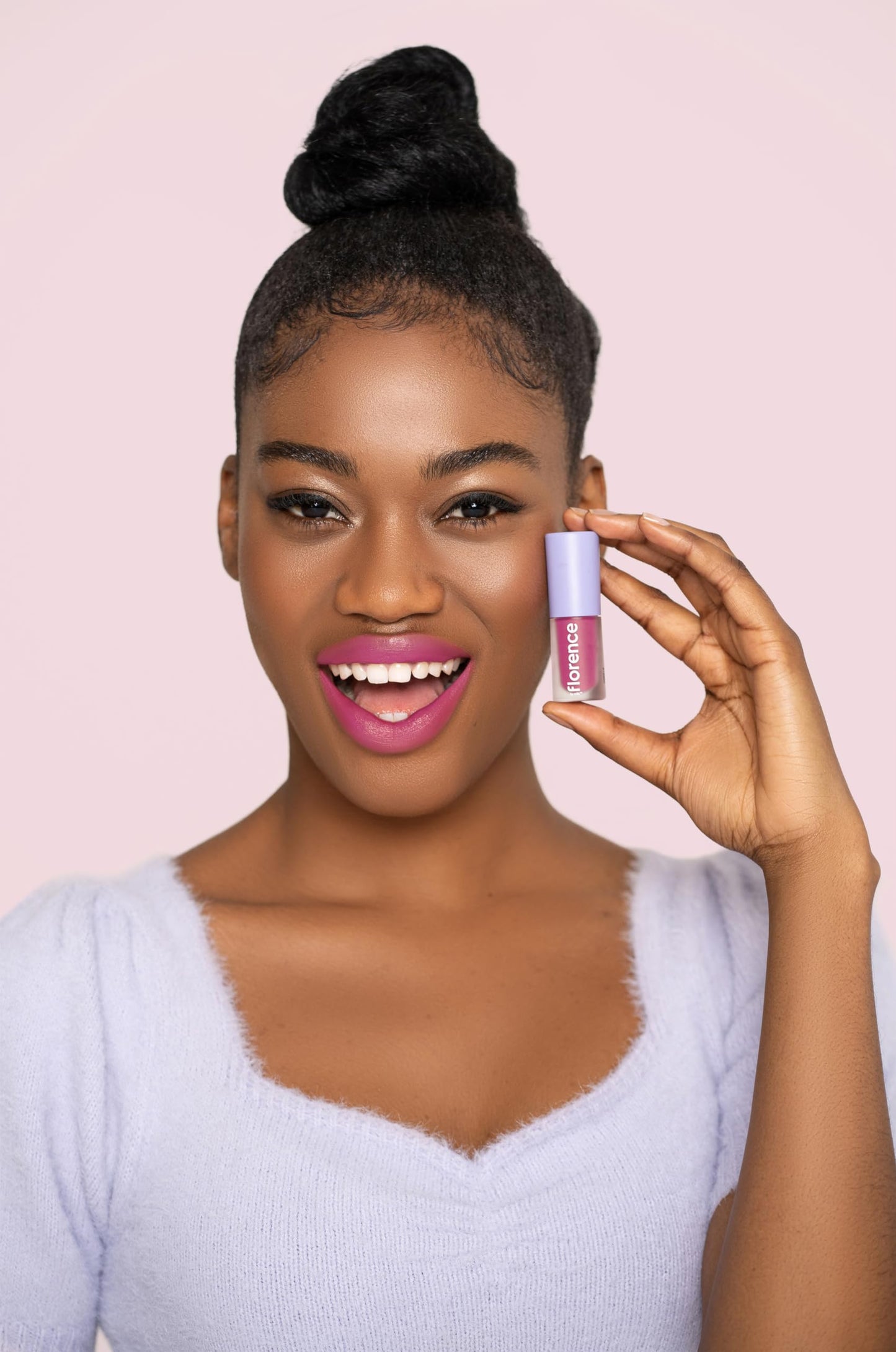 florence by mills Be A VIP Velvet Liquid Lipstick, Go Off (Rosey Pink), 0.13 oz/ 3.8g