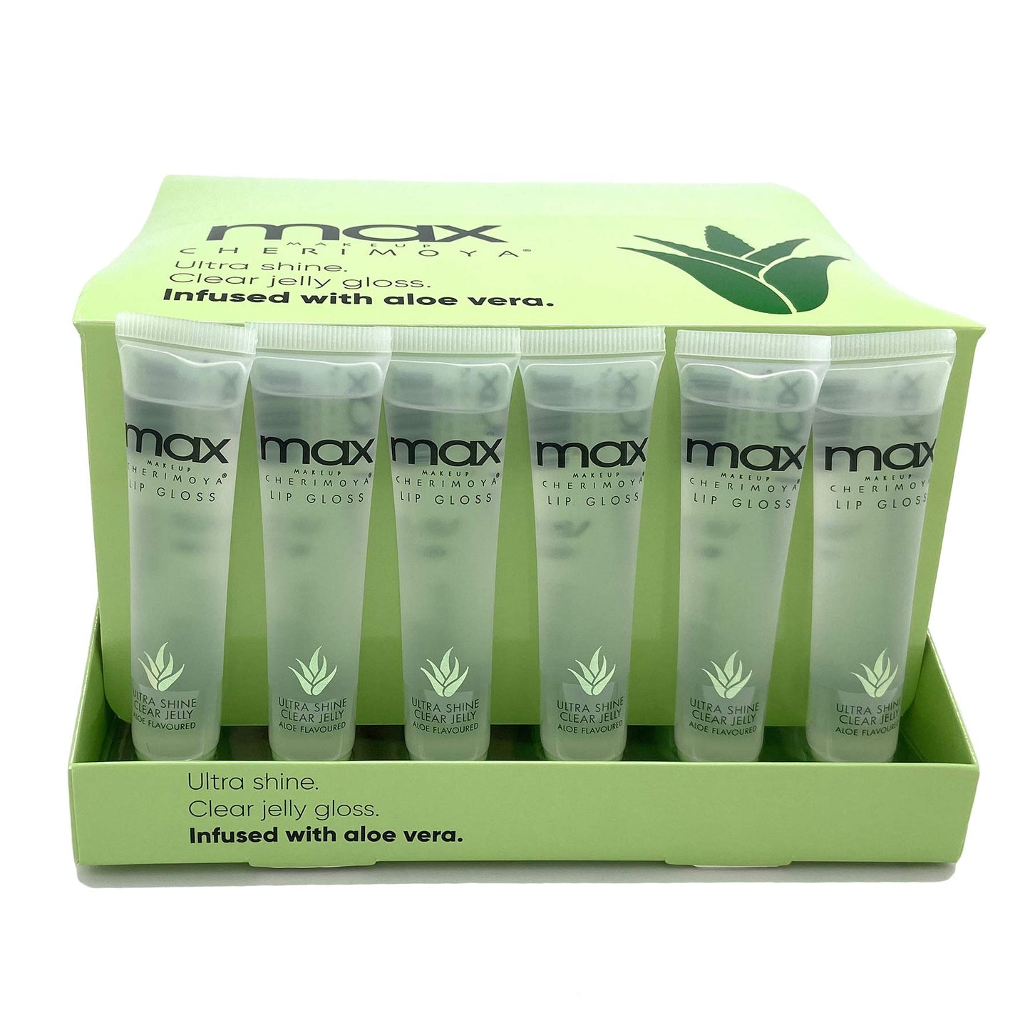 Cherimoya 6Pack MAX Makeup Lip Polish (Aloe Vera)