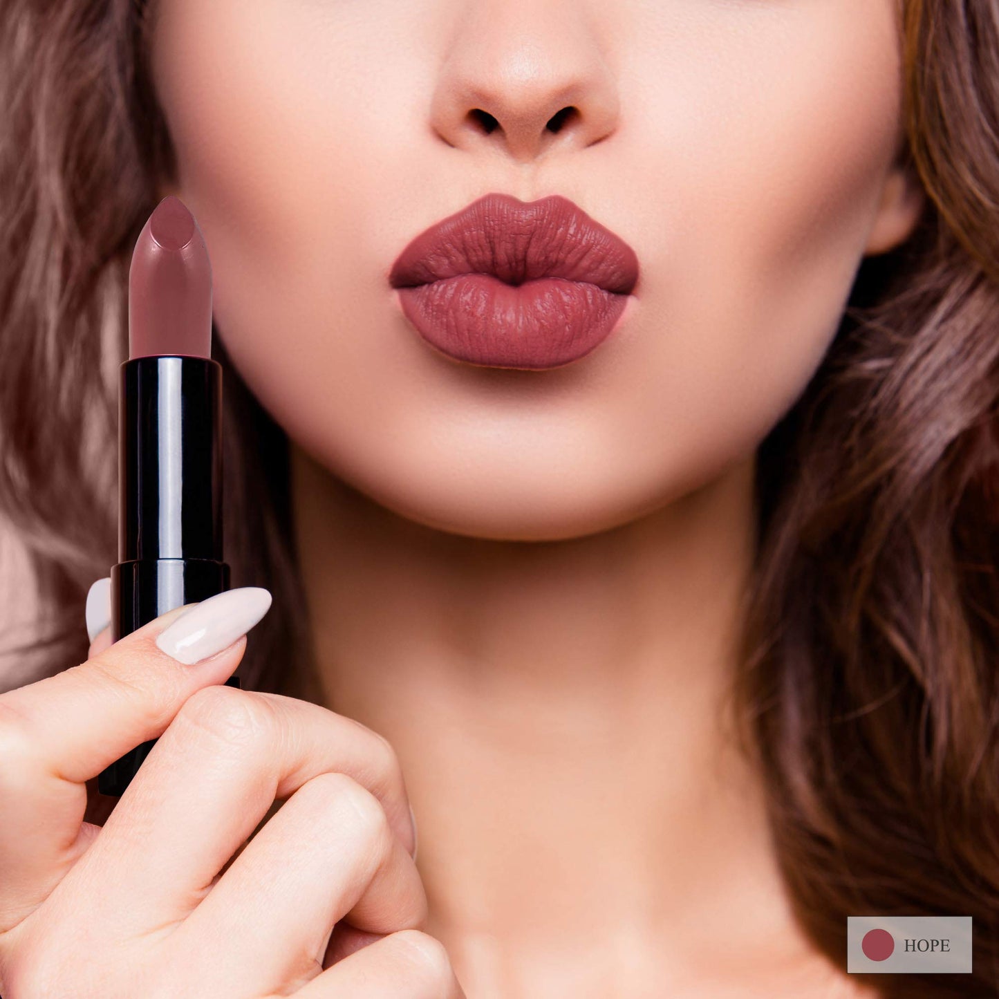 Luxury by Sofia All Natural Lipstick, Semi Matte Lip Color, Moisturizing Lipstick, Non Toxic, Non GMO, Highly Pigmented, Long Lasting Lipstick, Vegan