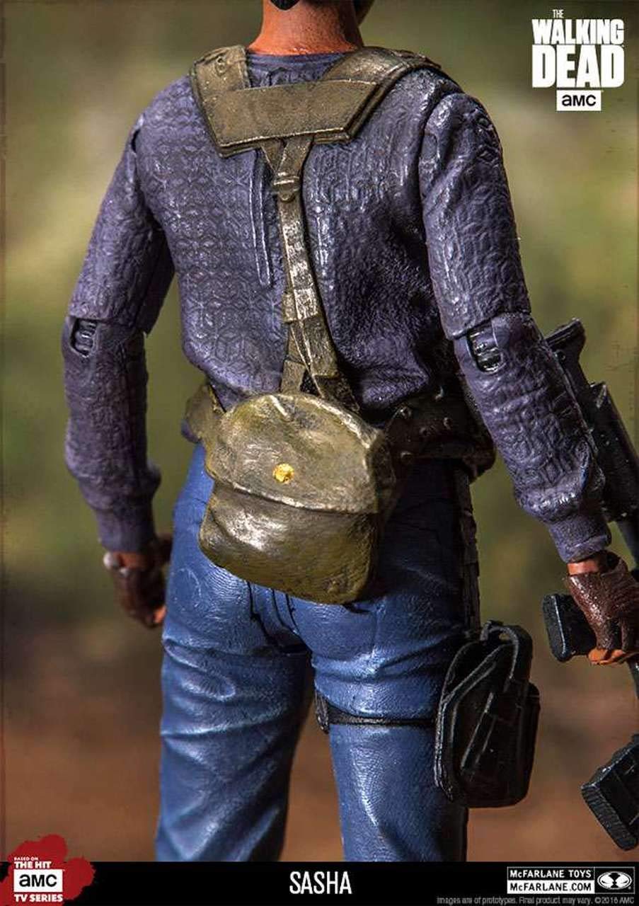 McFarlane Walking Dead 14657 TV Sasha Action Figure, 5-Inch