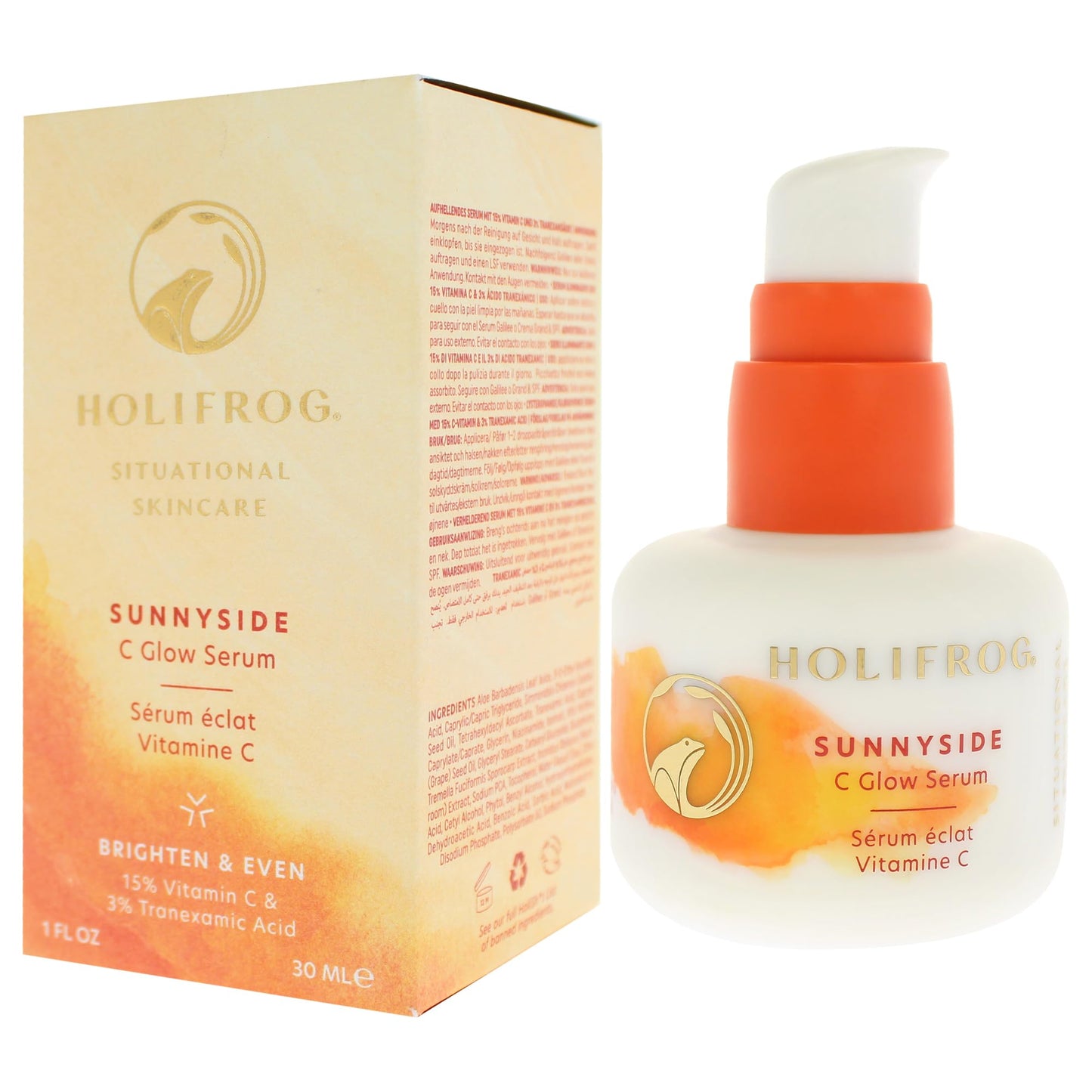HOLIFROG Sunnyside C Glow Serum by HoliFrog for Women - 1 oz Serum