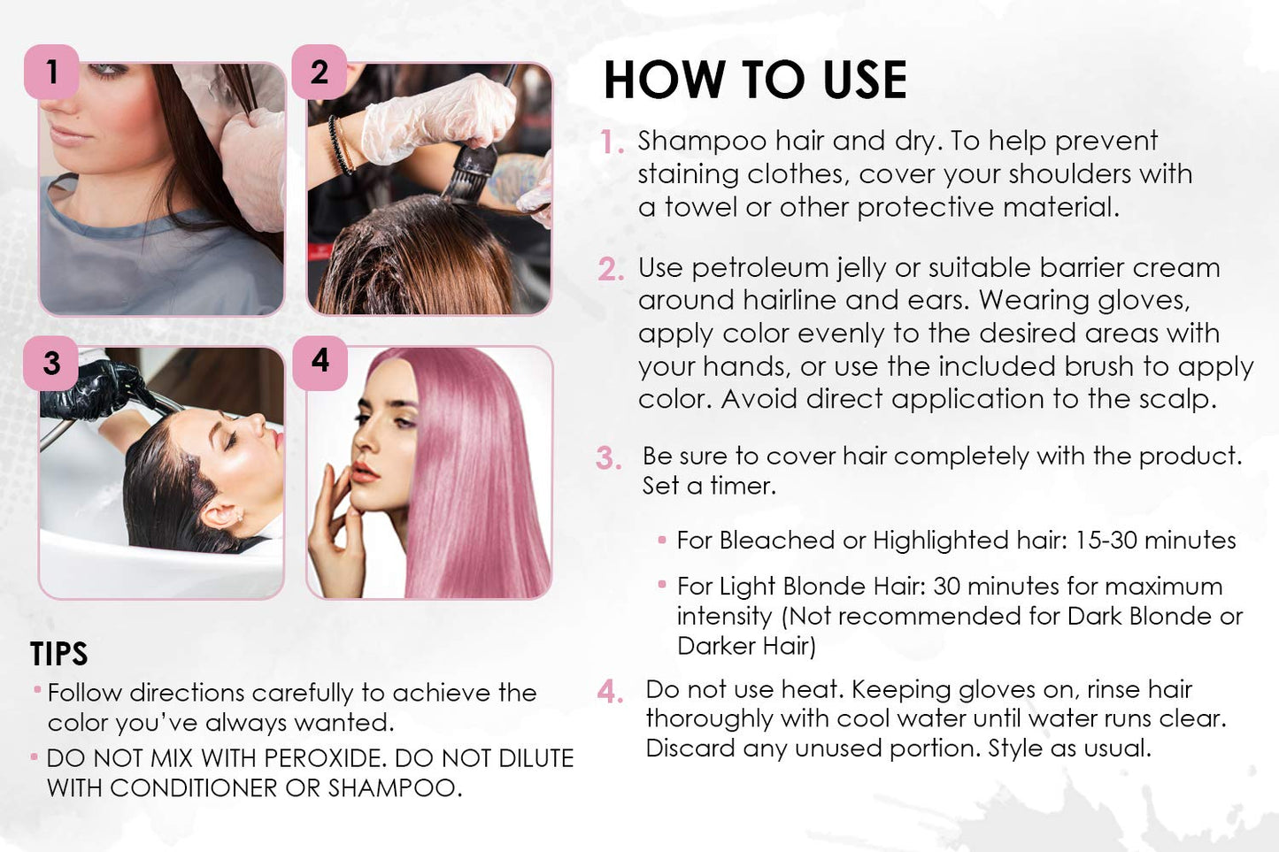 Punky Colour Box Kit Cotton Candy Semi Permanent Hair Color - Vegan, Cruelty-Free Conditioning Hair Dye, Lasts Up to 35 Washes Beauty & Personal Care Punky