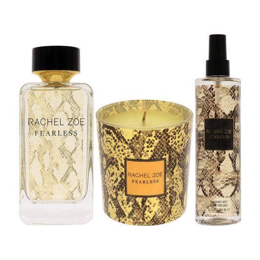 Rachel Zoe Fearless Gift Set - Gift Set For Women - Eau De Parfum Perfume, Soy Wax Jar Candle, And Body Spray For Women - Fragrance Gift Set - 3 pc Beauty & Personal Care Rachel Zoe