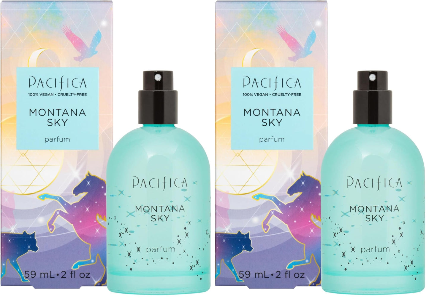 Pacifica Montana Sky Spray Perfume - Clean Vegan Fragrance for Women with Cedarwood & Sage - Grounding Earthy Woodsy Scent w/Cedarwood, Black Pepper Beauty and Personal Care Pacifica Default Title