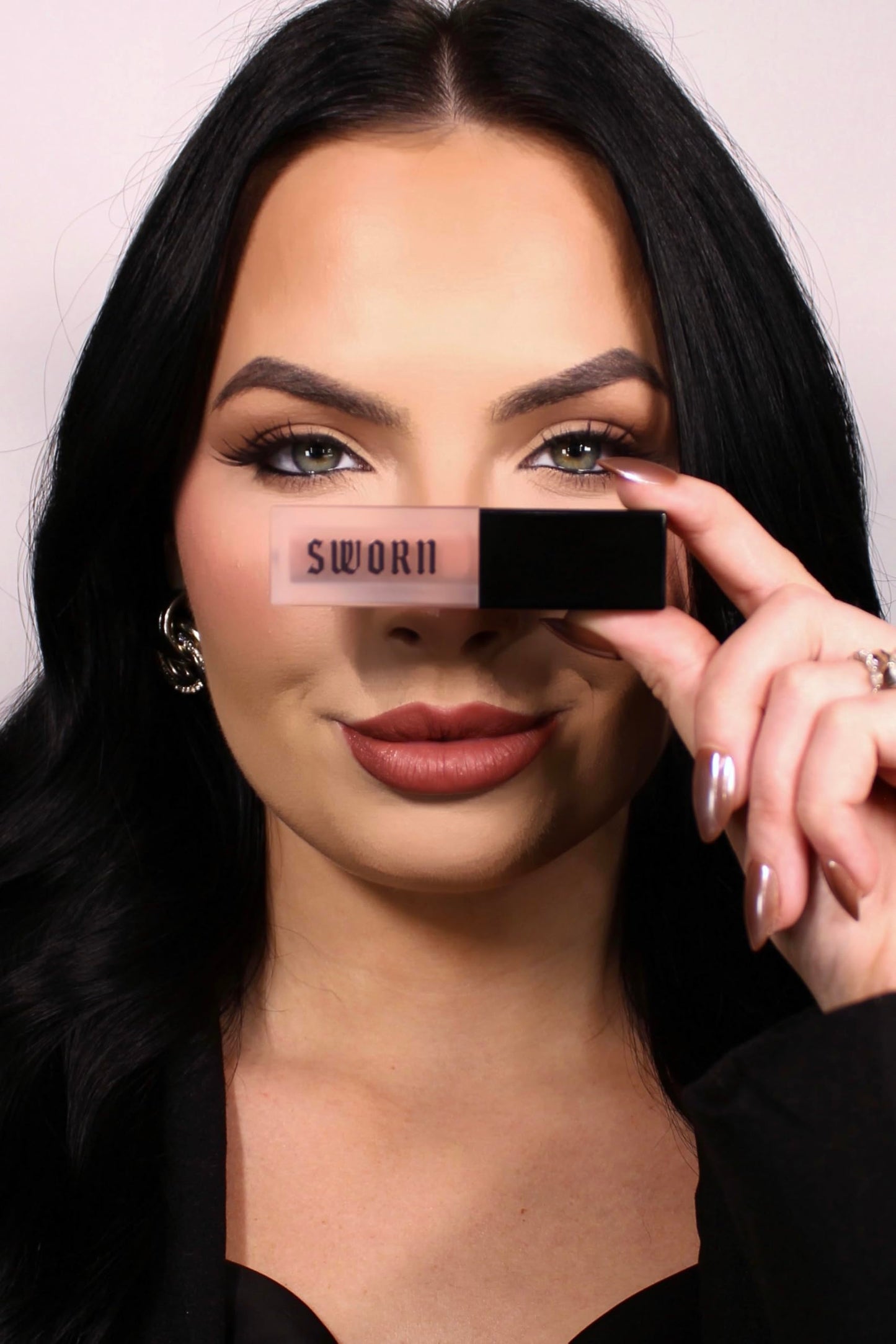 Sworn Beauty Matte Lipstick "Lovers Mauve" by Kenzie Carter - Long Wear Velvet Finish Lip Color, Lightweight Comfortable Formula, High Pigment