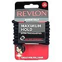 REVLON Extra Thick Black Hair Elastics, 15 Count
