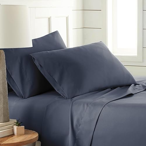 Southshore Fine Living, Inc. 4-Piece Luxury Bedding Set, California King Size Fitted Sheet and Pillow Cases and Flat Sheet, Cal King Sheets Deep