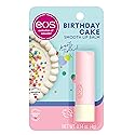 eos Natural Shea Lip Balm- Birthday Cake, All-Day Moisture Lip Care Products, 0.14 oz