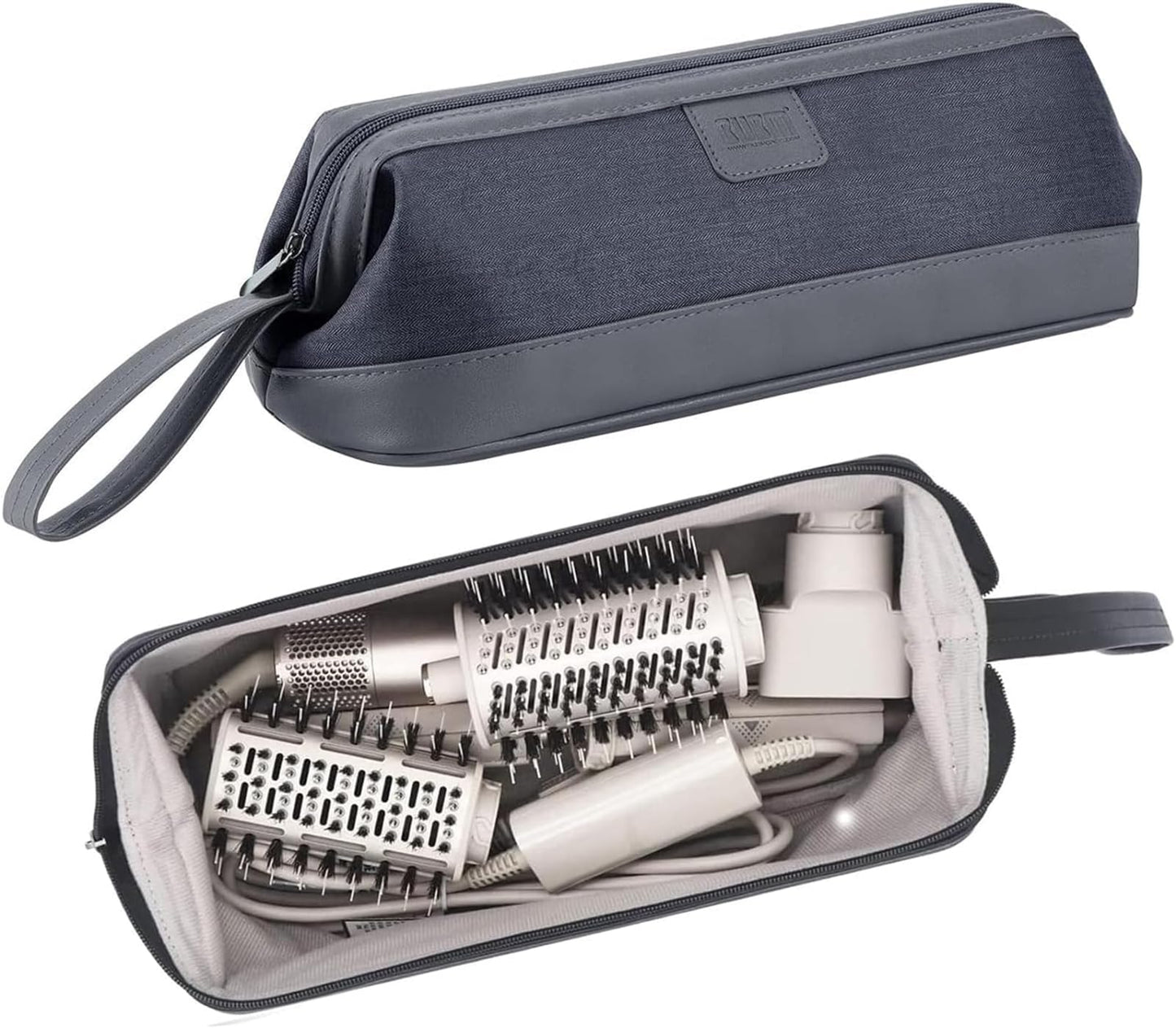 BUBM Travel Case Compatible with Dyson Airwrap Styler/Shark Flexstyle, Portable Carrying Case for Dyson Supersonic Hair Dryer, Shockproof Protection