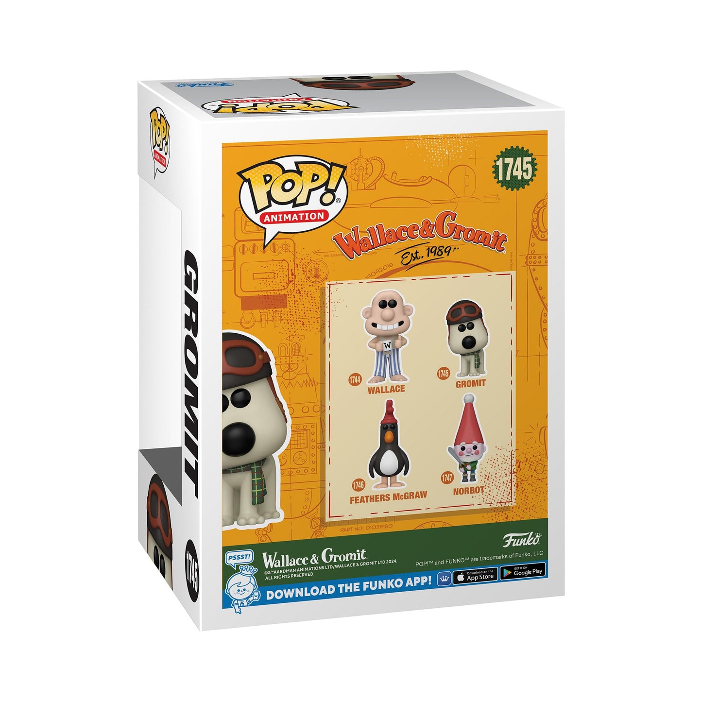 Funko Pop! Movies: Wallace & Gromit - Gromit