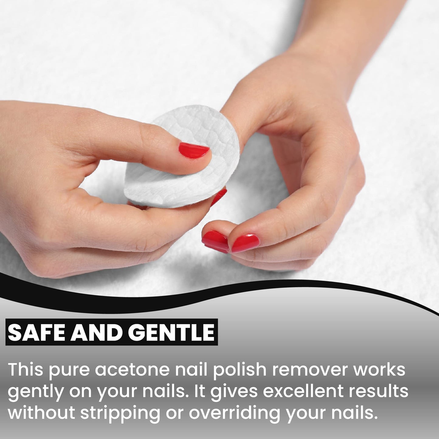 Mia Secret Nail Polish Remover, 100% Pure Acetone, 4 Fl. Oz. Safe and Gentle Cuticle Remover Liquid, Quick and Effective Formula, For Natural Beauty & Personal Care Mia Secret