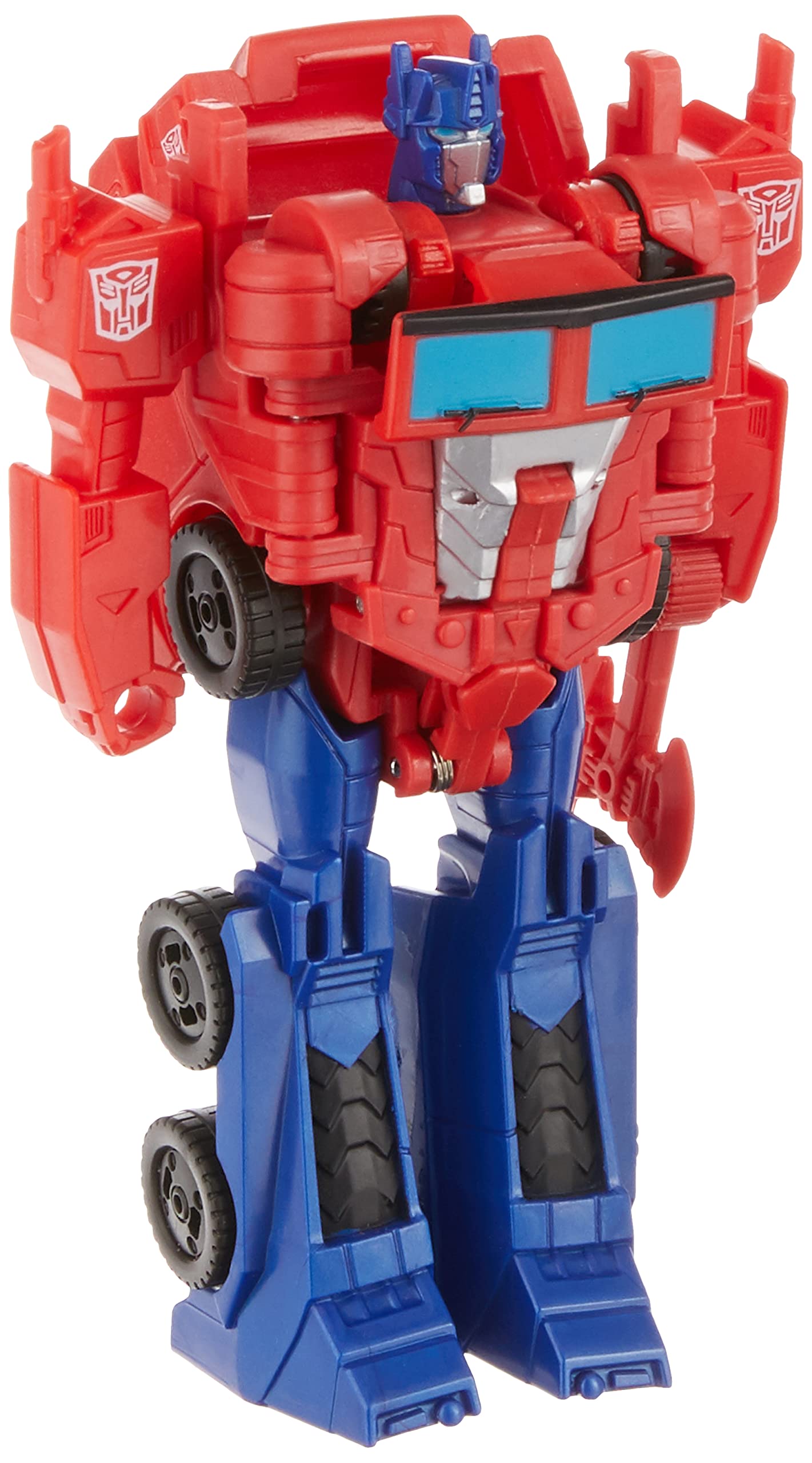 Transformers Bumblebee Cyberverse Adventures Dinobots Unite 1-Step Changer Optimus Prime 4.25-inch Action Figure for Kids Ages 6 and Up