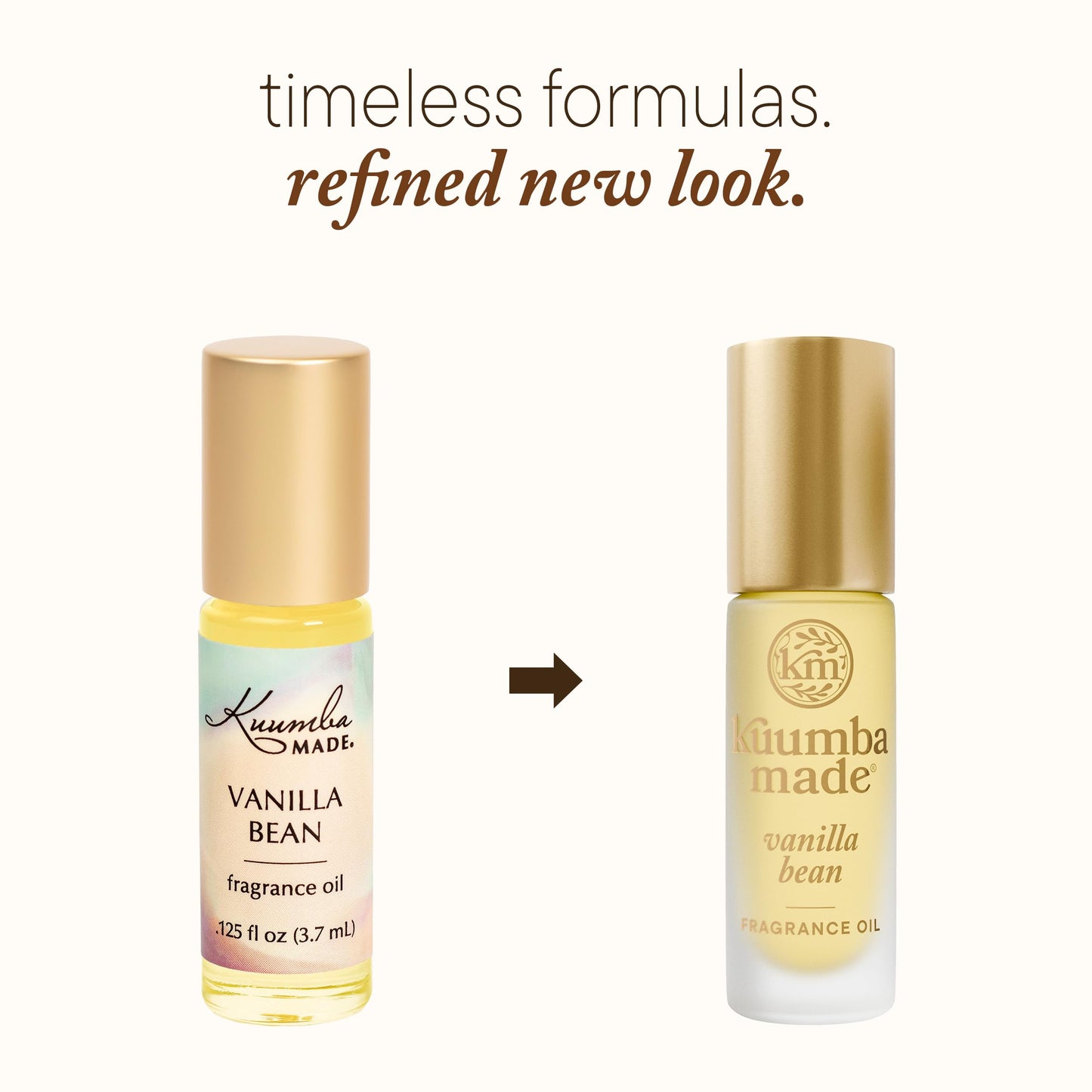 Kuumba Made Vanilla Bean Fragrance Oil Roll-On, Alcohol-Free, 0.15 Fl Oz Beauty and Personal Care Kuumba Made