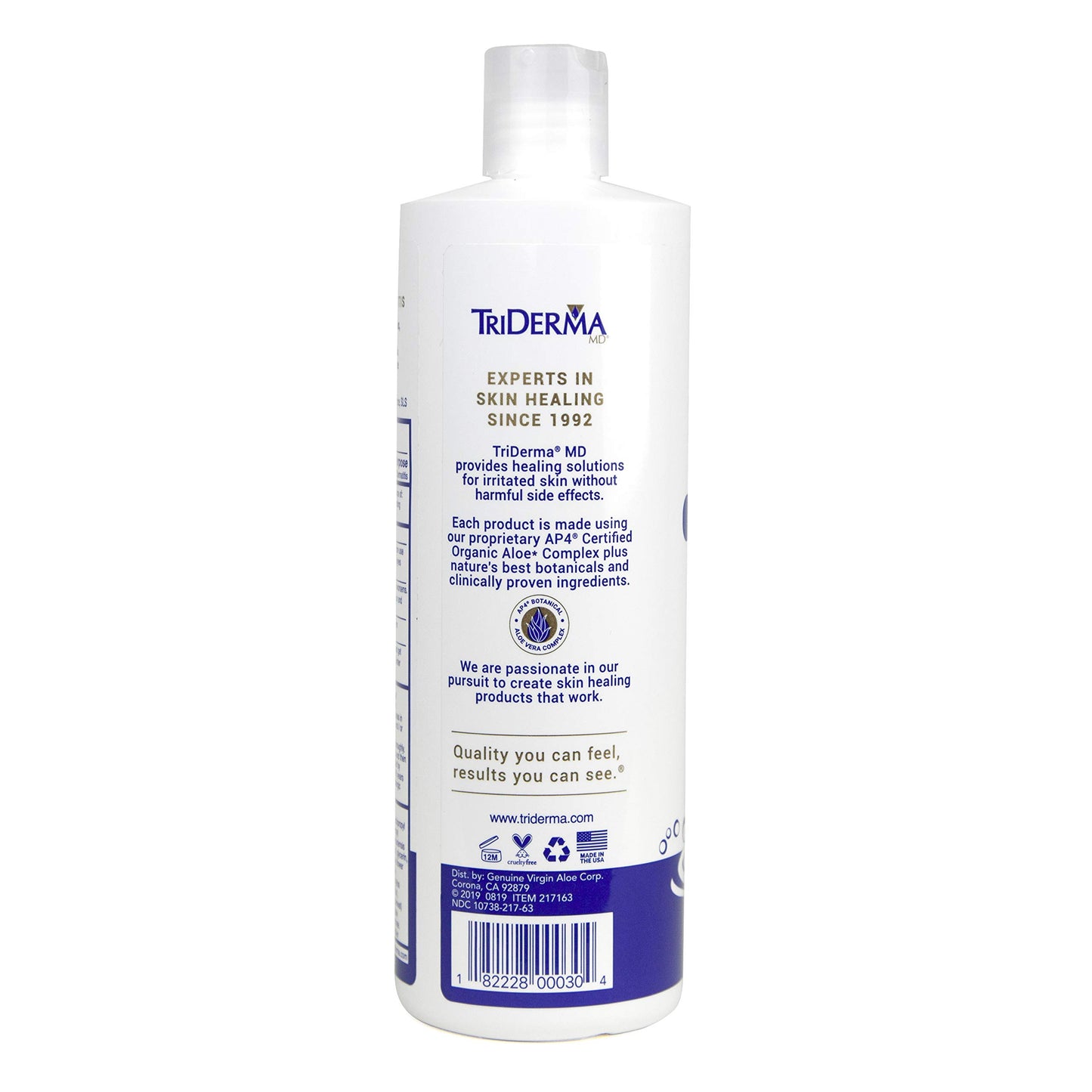 TriDerma Psoriasis Control Body Wash - Gentle 2% Salicylic Acid Cleanser, AP4 Aloe Vera Gel - Psoriasis Treatment Soothes Itching, Redness, Flaking Beauty & Personal Care TriDerma