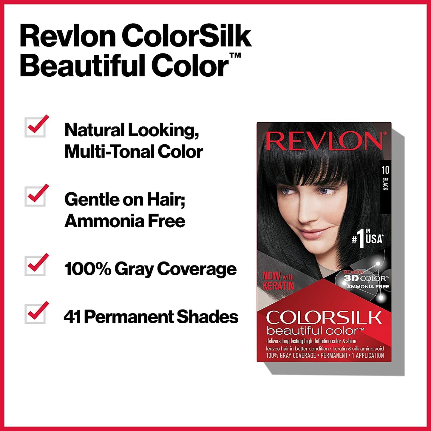 Revlon ColorSilk Beautiful Color, Soft Black [11] 1 ea