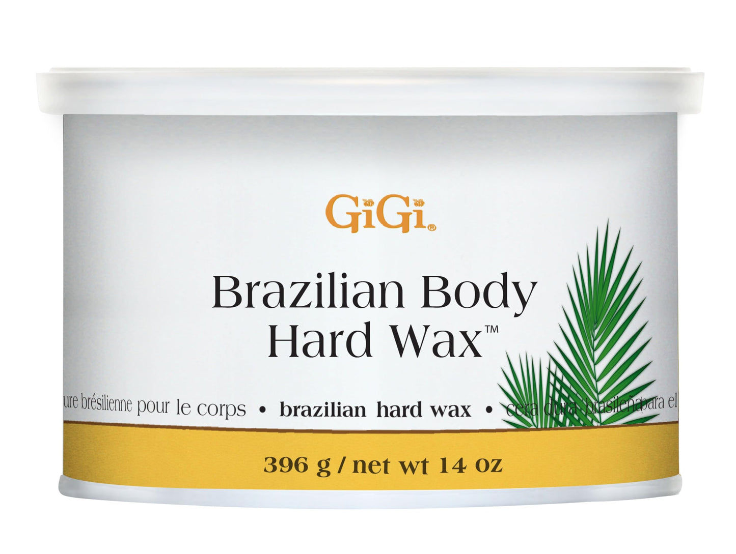 GiGi Brazilian Body Hard Wax for Hair Removal, Non-Strip for Coarse Hair, Ideal for Bikini, Face & Sensitive Areas, 14 oz, 1 Pack Beauty and Personal Care GIGI