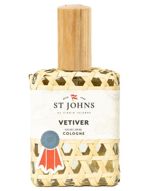 St. John Classic Vetiver | New Virgin Islands Inspired Fresh Cologne Scent | Sophisticated Fragrance for Men (4 oz Spray) Beauty & Personal Care St. John