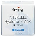 Reviva Intercell Night Face Gel With Hyaluronic Acid, Increase Skin Moisture - 1.25 Oz
