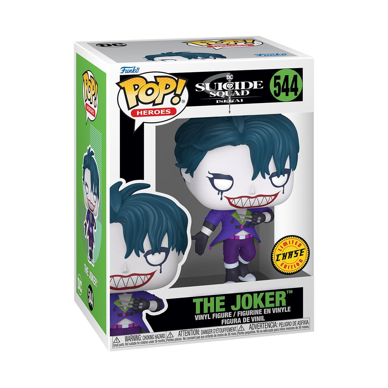Funko Pop Animation: DC Suicide Squad Isakai - The Joker, 1/6 Odds for Rare Chase Variant - (Styles May Vary) - Suicide Squad Isekai - Collectable…