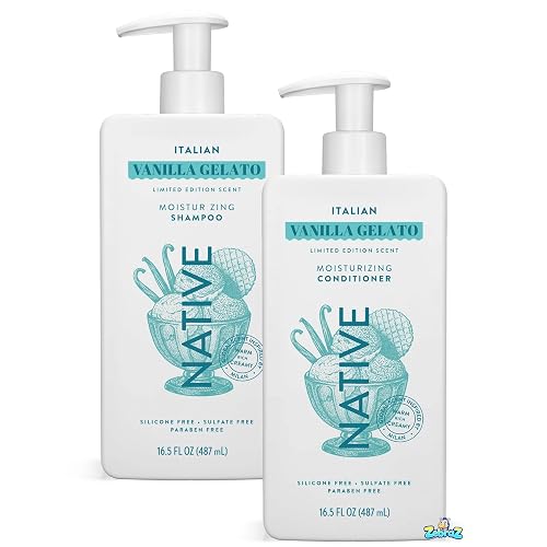 Native Italian Vanilla Gelato Limited Edition Moisturizing Shampoo Conditioner 16.5 fl oz - Pack Of 02