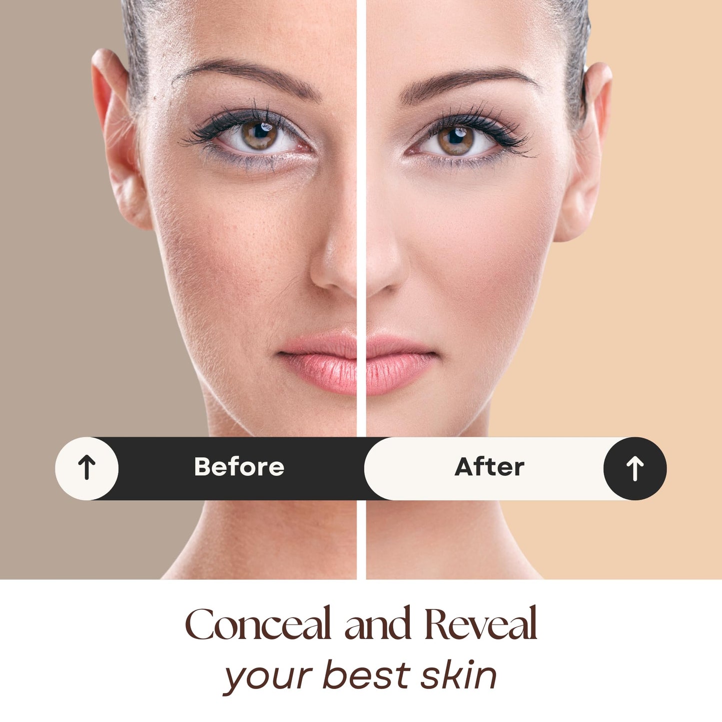 ASC Lure Mineral Foundation Loose Powder 8g Sifter Jar- free of Harmful Ingredients (Compare to Bare Minerals (Matte- Medium Beige 8 g)