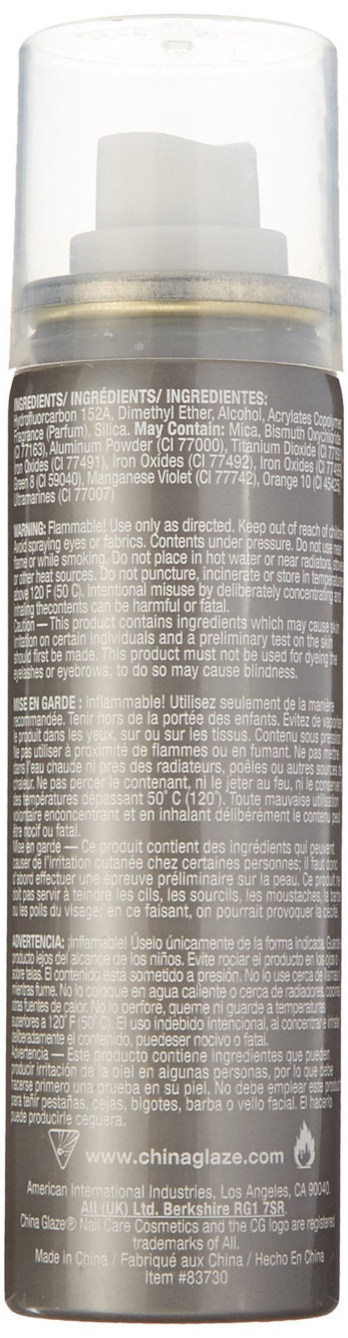 Nail Spray Nail Polish, Platinum Silver, 1.4 Fluid Ounce Beauty & Personal Care Nail Tek