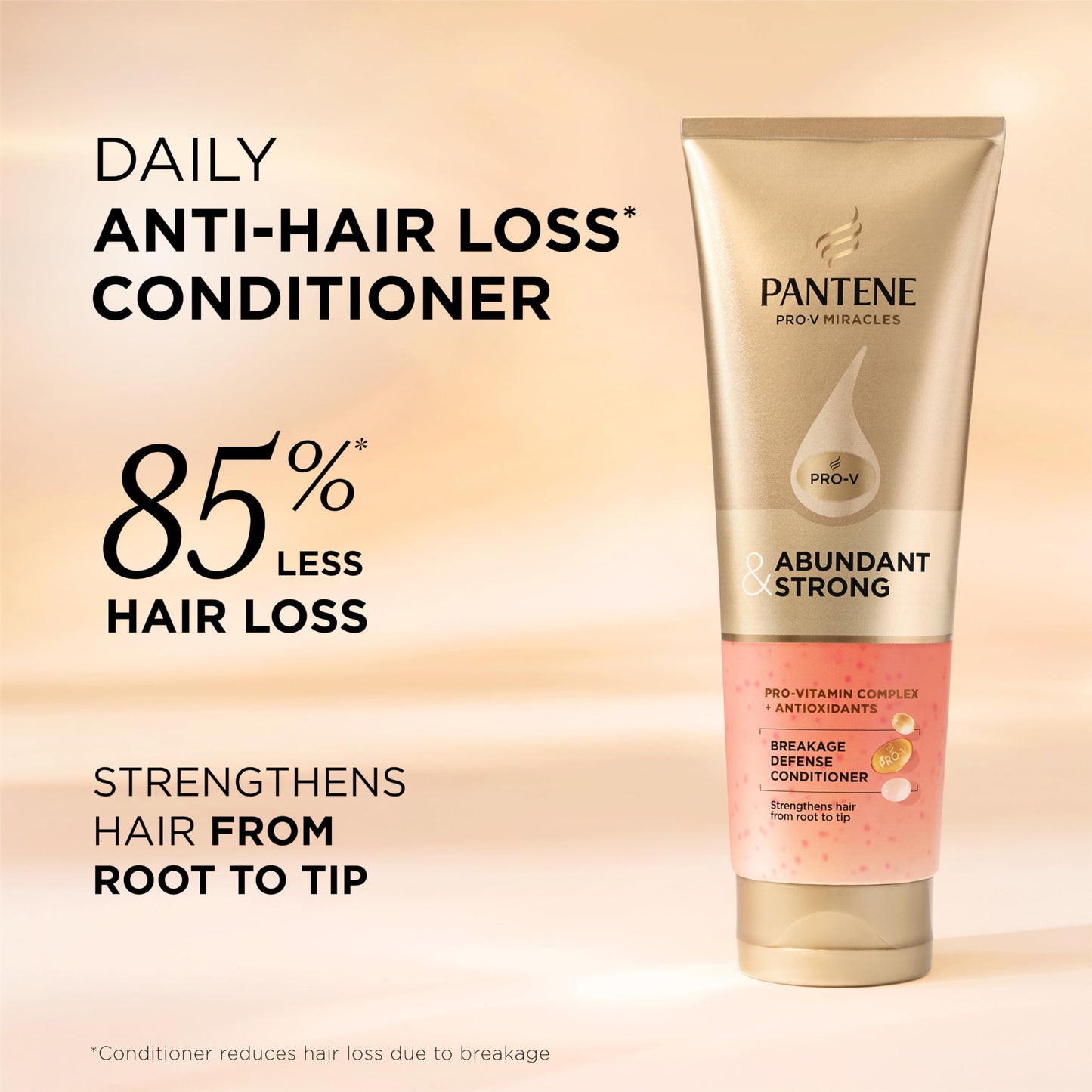 Pantene Abundant & Strong Conditioner, Strengthens Hair from Root to Tip, 8 oz Beauty and Personal Care Pantene