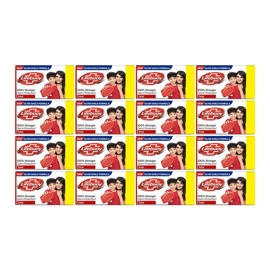 Lifebuoy Total Red Soap, 16-Count - 44 grams each
