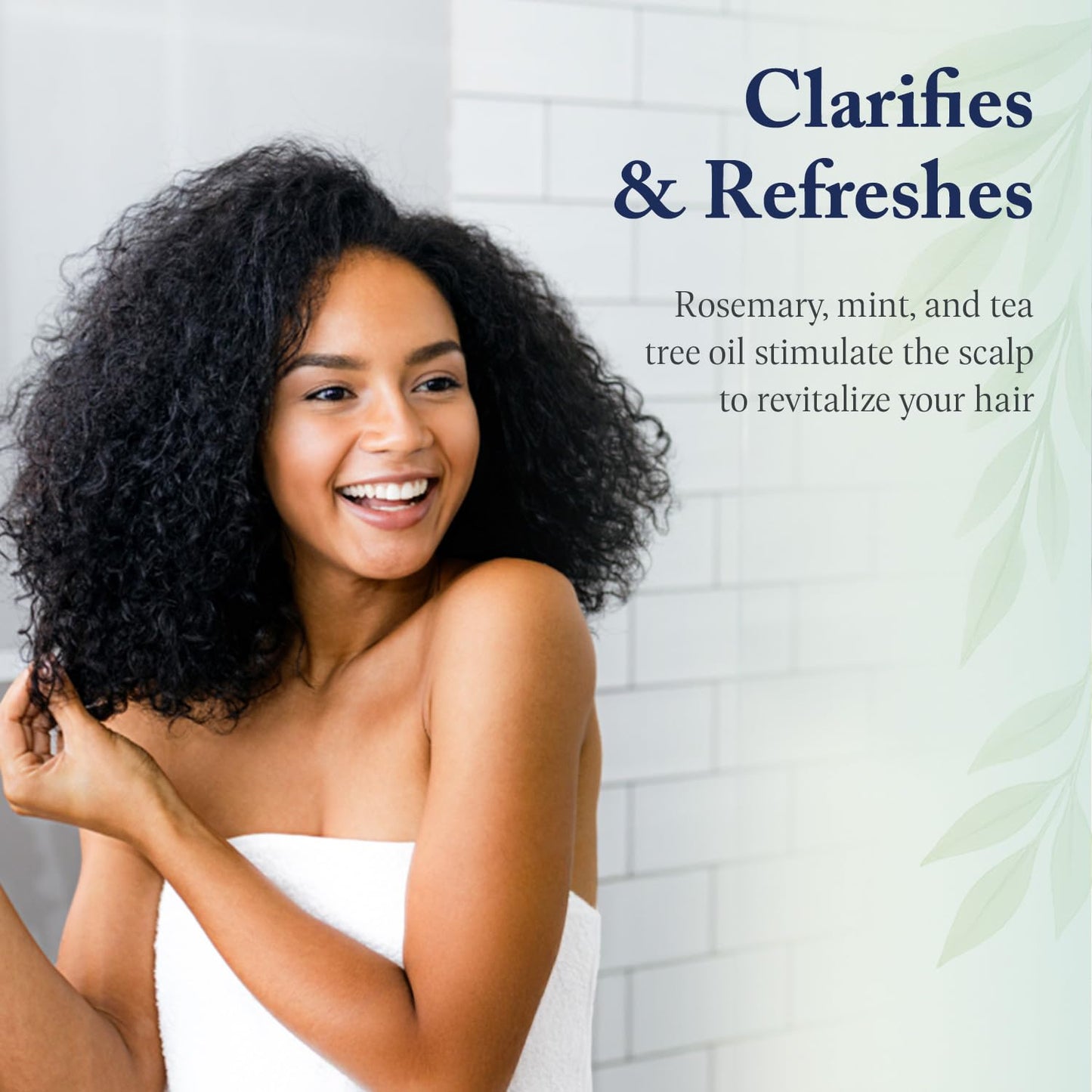 Beauty Without Cruelty Shampoo, Clarifying Rosemary Mint Tea Tree - Aromatherapy Hair & Scalp Treatment, SLS-Free, Vegan-Friendly & Cruelty-Free, 16