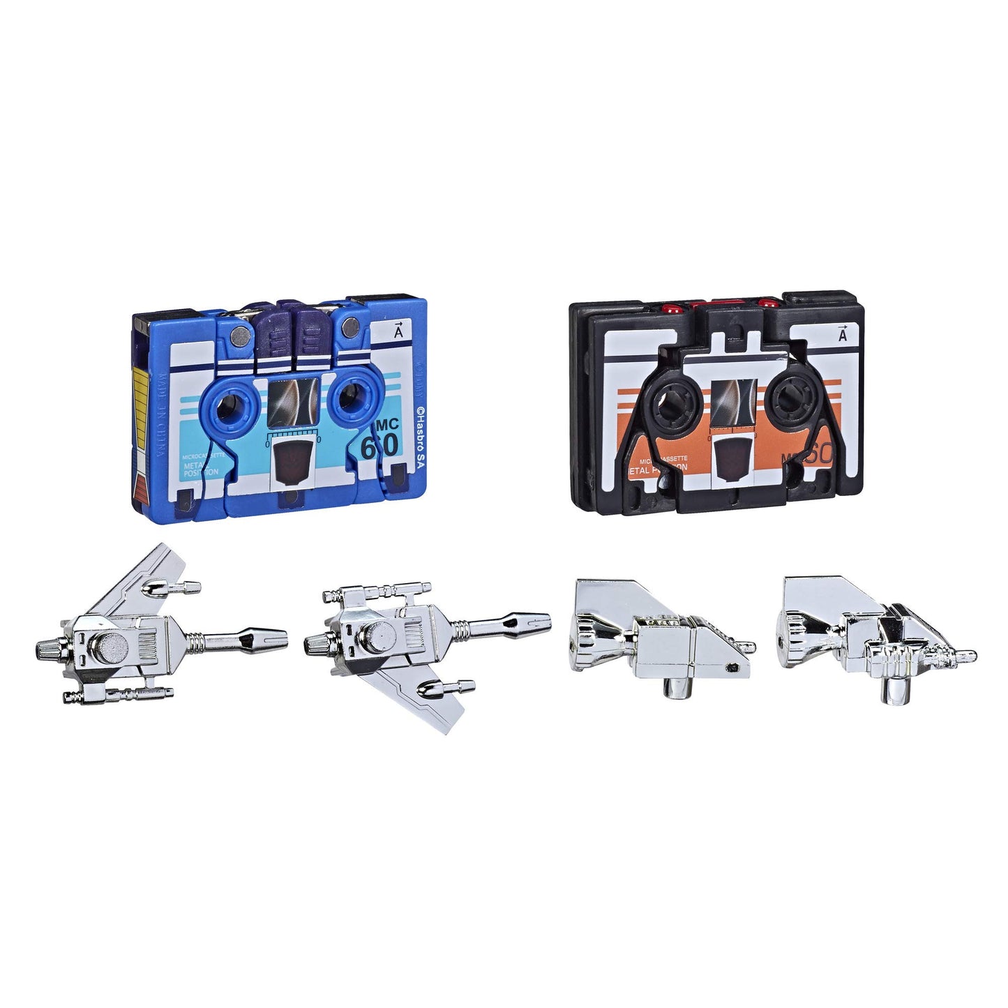 Transformers: Vintage G1 Cassette 2-Pack Decepticons Frenzy and Laserbeak Collectible Figures