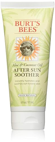 Burt's Bees Aloe & Coconut Oil After Sun Soother 6 oz (Pack of 3)