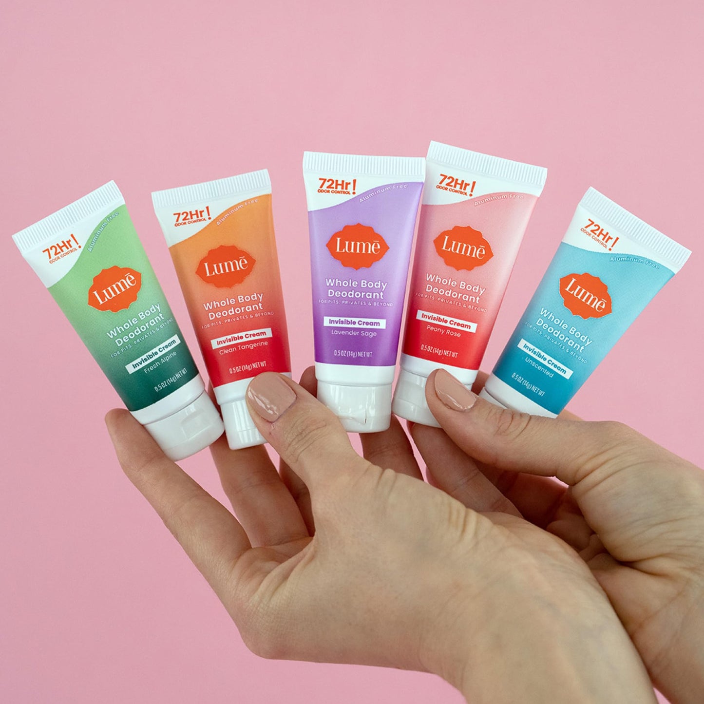 Lume Whole Body Deodorant - Mini Travel Size Invisible Cream Tube - Trial Size - 72 Hour Odor Control - Doctor Developed - Aluminum & Baking Soda Free Beauty and Personal Care Lume