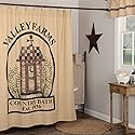 Valley Farms Country Bath Farmhouse Shower Curtain 72x72