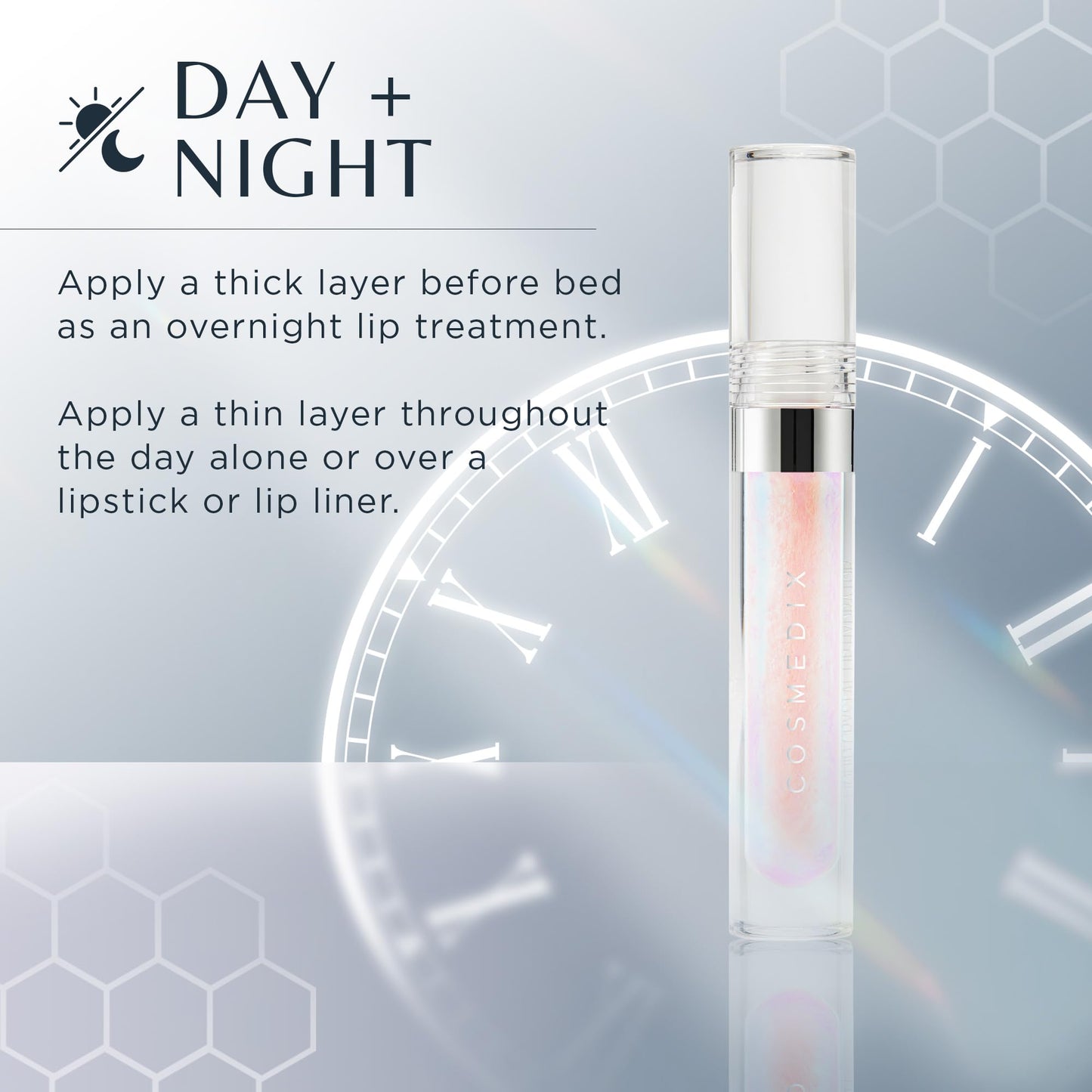 COSMEDIX Lumi Crystal Liquid Crystal Hydrator - Plumping Lip Gloss for Women for Plumped, Luscious & Fuller-Looking Lips - Long-Lasting Moisturizing