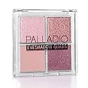 Palladio Eyeshadow Quads Velvety Pigmented Blendable Matte, Metallic & Shimmer Finishes, Creamy Formula, Four Way Quad Eye Shadow Palette, Talc-Free