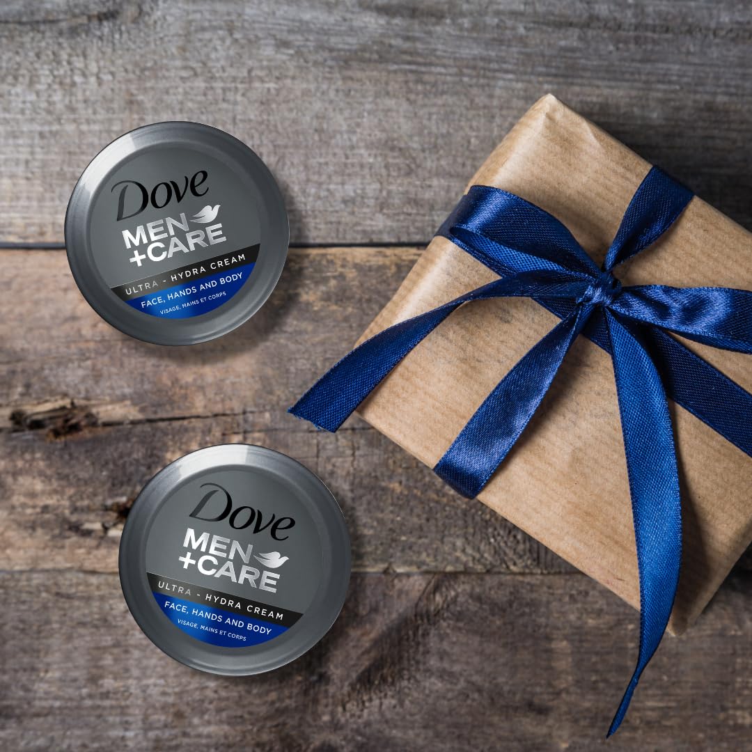 Dove Men+Care Ultra Hydra Cream, Face, Hands and Body care, All Skin Types, 4-Pack of 2.53 Oz Each Beauty & Personal Care Dove