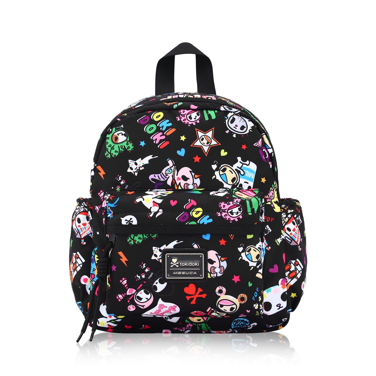 Tokidoki Unicorno Mini Backpack Daily Fashion Shoulder Bag Large Capacity Portable Travel Backpack Casual Daypack(black)