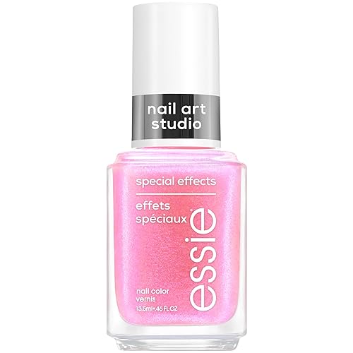 essie Nail Art Studio Special Effects Polish, Shimmer, Vegan, Pink Nail Polish, Astral Aura, 0.46 Fl Oz Beauty & Personal Care essie