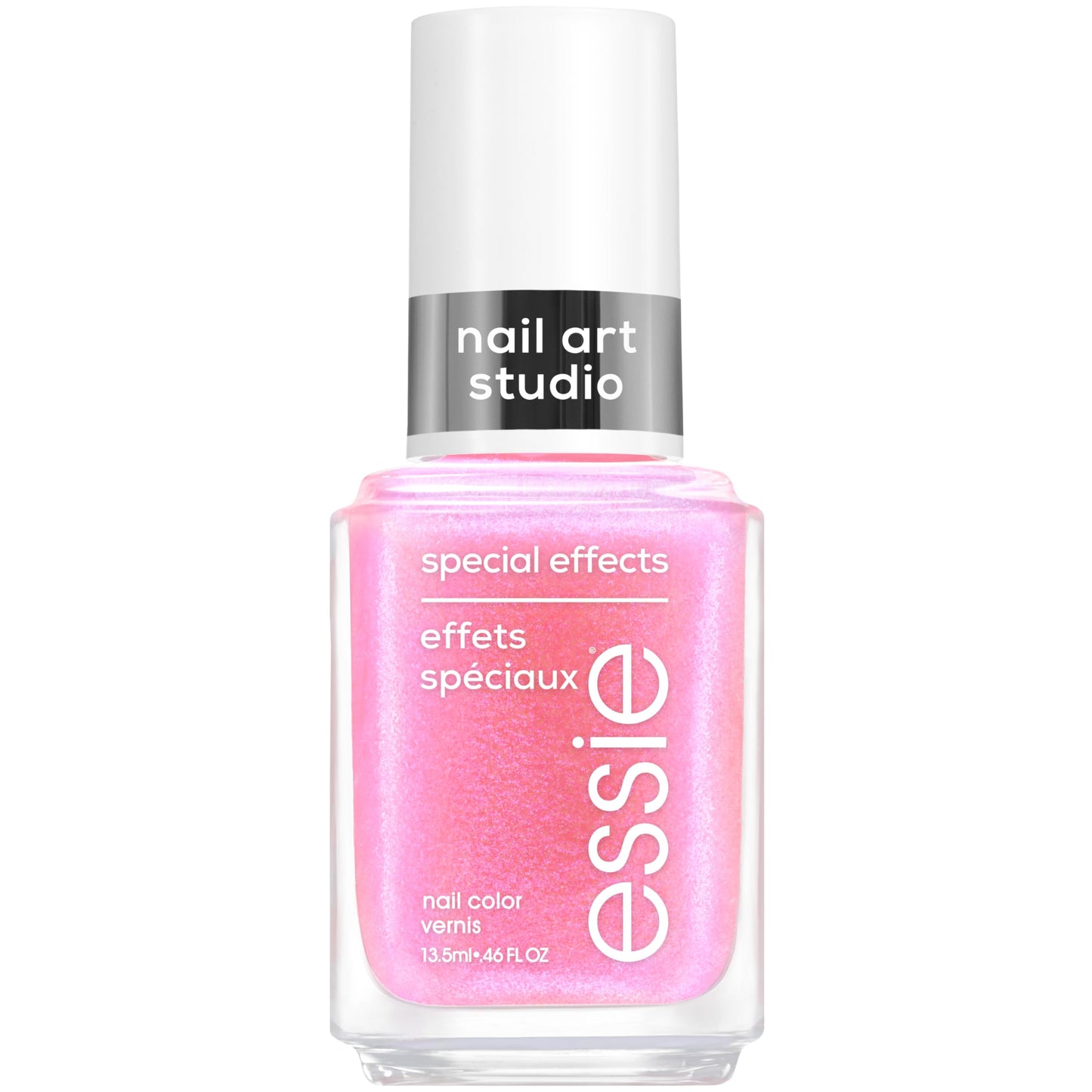 essie Nail Art Studio Special Effects Polish, Shimmer, Vegan, Pink Nail Polish, Astral Aura, 0.46 Fl Oz Beauty & Personal Care essie