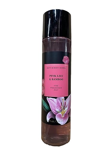 Bath & Body Works Pink Lily & Bamboo Fine Fragrance Mist 8 Fluid Ounce