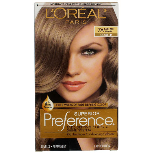 L'Oreal Superior Preference - 7A Dark Ash Blonde (Cooler) 1 Each Beauty & Personal Care L'Oreal Paris