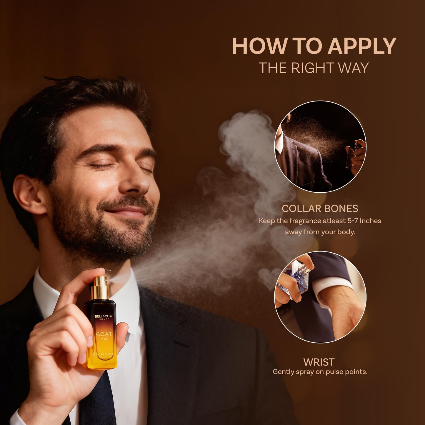 BellaVita Luxury Men's Perfume Gift Set with CEO Man, G.O.A.T., KLUB & OUD | 4 x 20ml (80ml) | Long Lasting Perfume for Men | Citrus, Woody, Patchouli Beauty and Personal Care Bella Vita Luxury