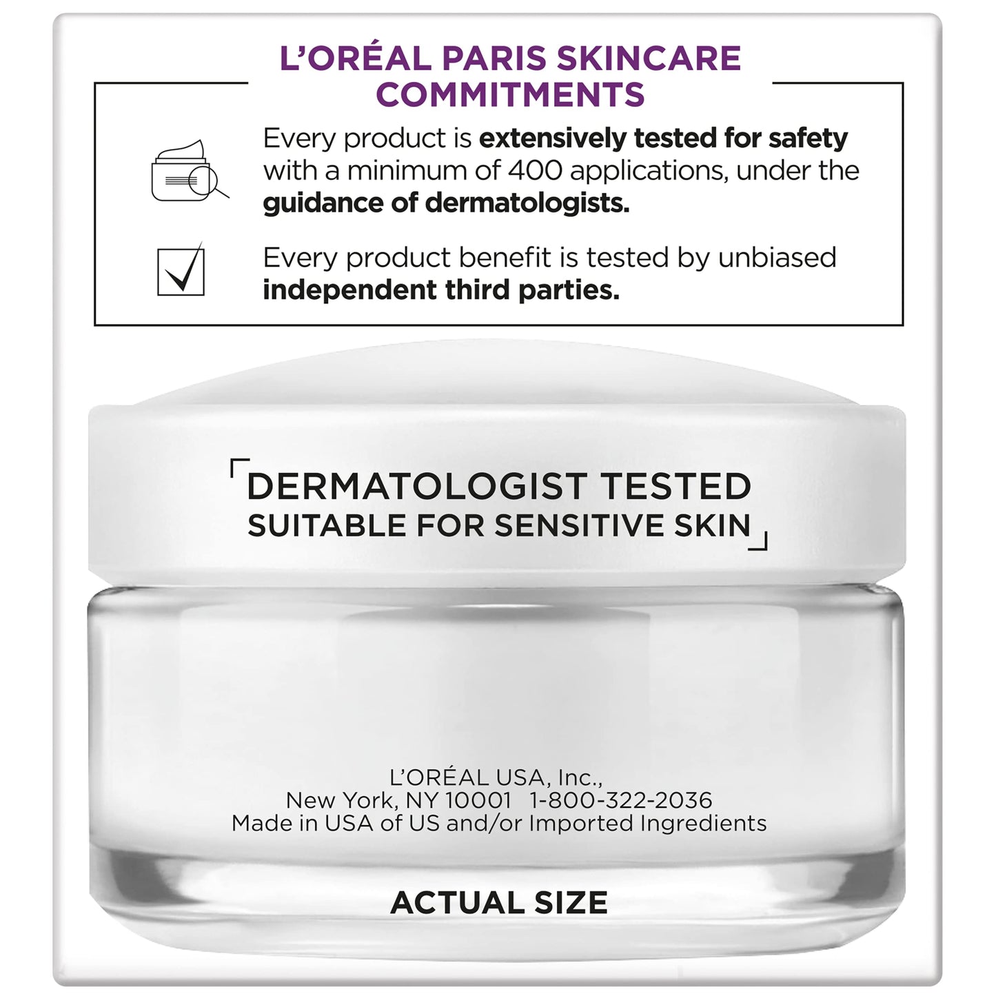 L'Oreal Paris Wrinkle Expert 55+ Anti-Aging Face Moisturizer with Calcium, Non-Greasy, Suitable for Sensitive Skin 1.7 fl. oz Beauty and Personal Care L'Oreal Paris