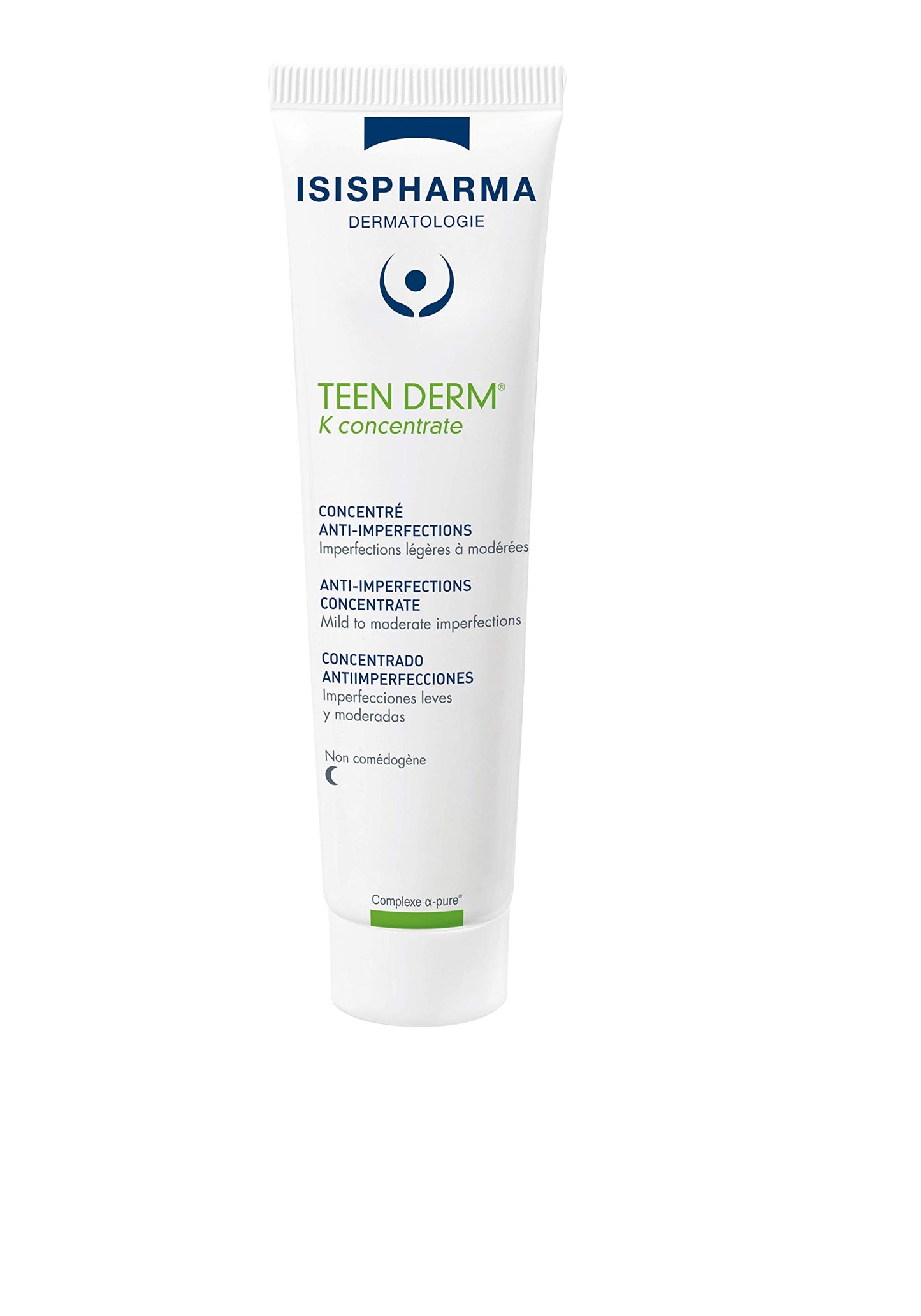 ISIS Pharma TEEN DERM K CONCENTRATE active serum 30ml for Oily skin with imperfections, Treat severe to serious acne