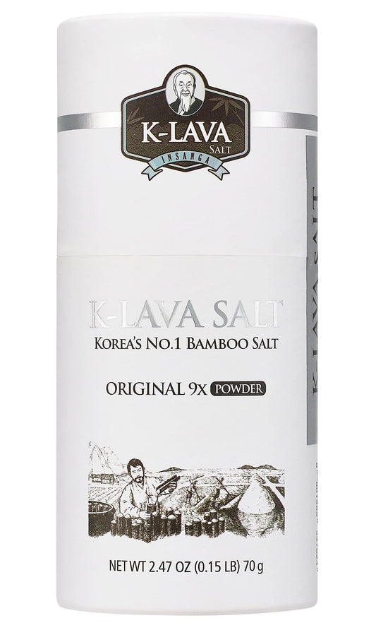 K-LAVA SALT-Korea's No.1 Bamboo Salt-Original 9x, Powder, 2.47 Ounce Beauty and Personal Care K-LAVA SALT