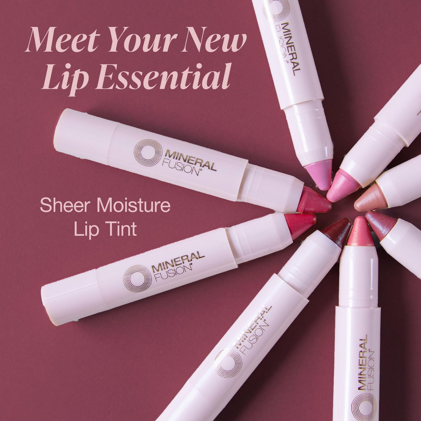 Mineral Fusion Sheer Moisture Lip Tint, Adorn, 0.1 Ounce