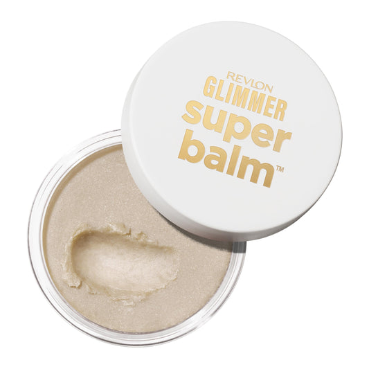 Revlon Glimmer Super Balm, Multi-Use Face Highlighter Makeup for a Glowy Finish, 001 Chill Vibes, 0.06 oz