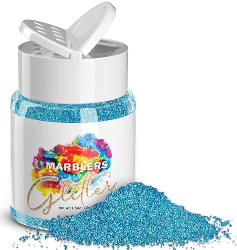 MARBLERS Holographic Glitter [Holo Maui] 1.5oz (42g) | Fine | Non-Toxic, Vegan, Cruelty-Free | Face, Body, Eyeshadow, Hair, Festival, Party Makeup |