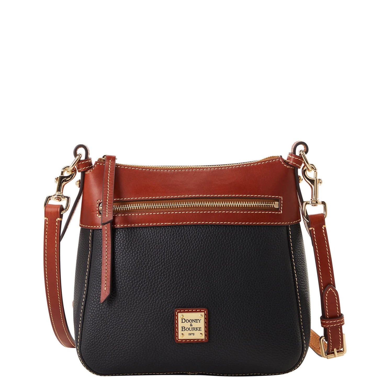 Dooney & Bourke Handbag, Pebble Grain Crossbody 25 - Black